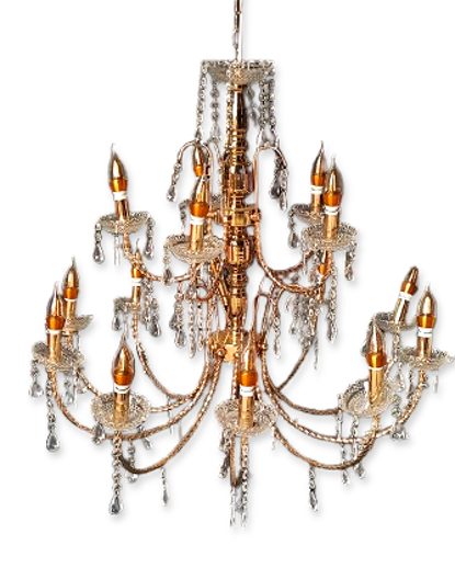 TWO-TIER CANDELABRA CHANDLIER
