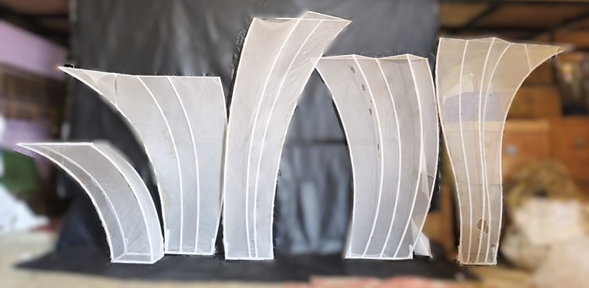 CURVED STAGE BACKDROP(SET OF 5)