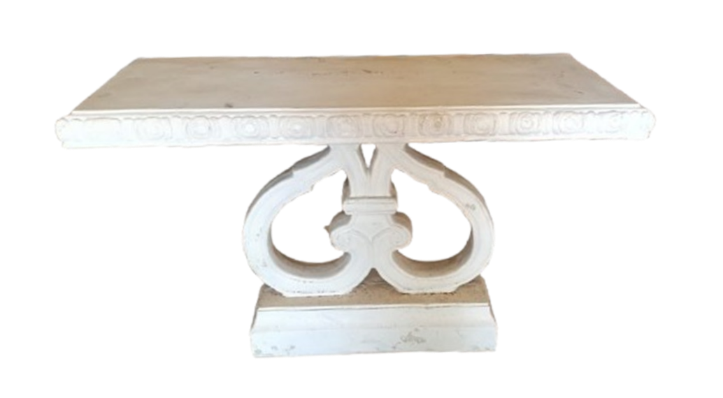 PEDESTAL CONSOLE TABLE 