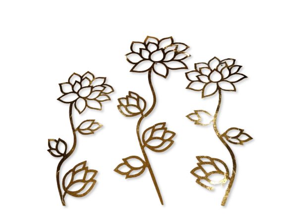 ACRYLIC PICHWAI LOTUS STEM
