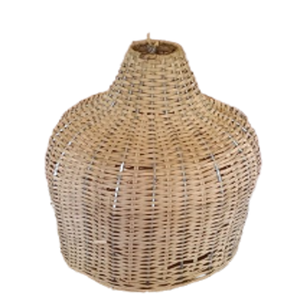 RATTAN BELL PENDANT LIGHT SHADE