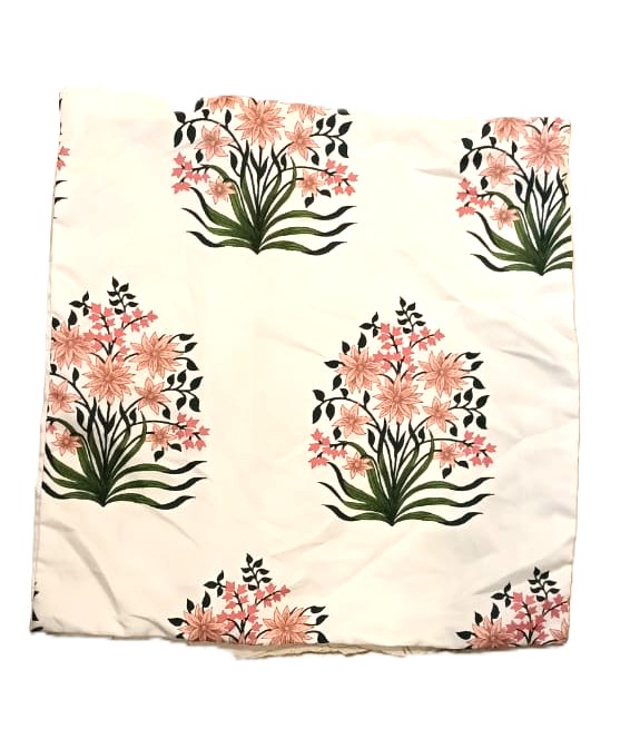 FLORAL BOUQUETS PATTERN PILLOW COVER