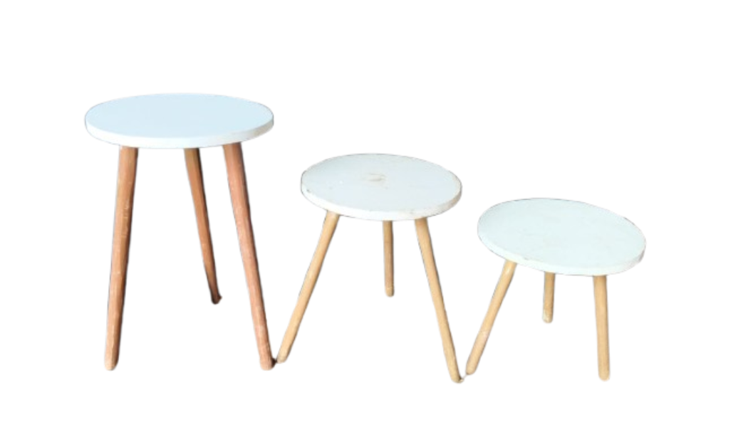 ROUND SIDE TABLE (SET OF 3)