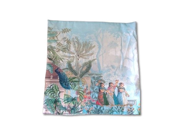 MUGAL GARDEN SCENIC CUSHION COVER