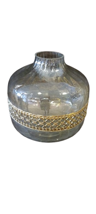 DECORATIVE GLASS BOWL 