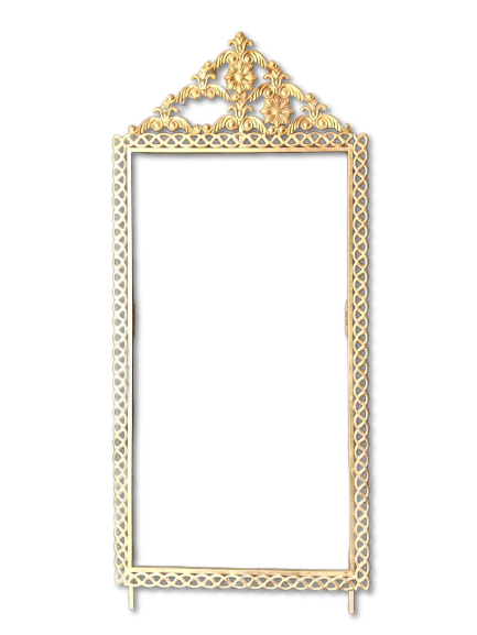 ORNATE GOLDEN JHAROKHA FRAME PROP