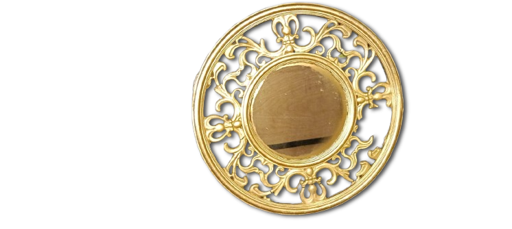BAROQUE STYLE FILIGREE MIRROR