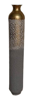 CONICAL BRASS VASES
