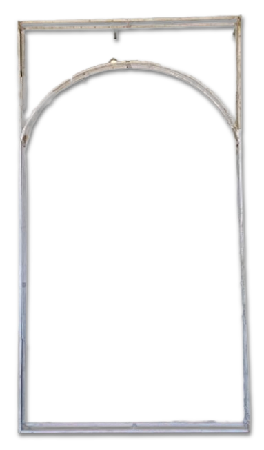 RECTANGULAR FRAME WITH INSET ROUNDED ARCH