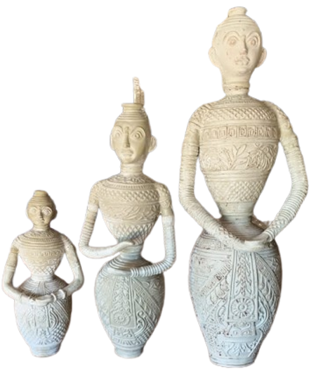 TRIBAL FIGURINE SET