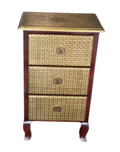 ACCENT CHEST DRAWER SIDE TABLE SET OF 2