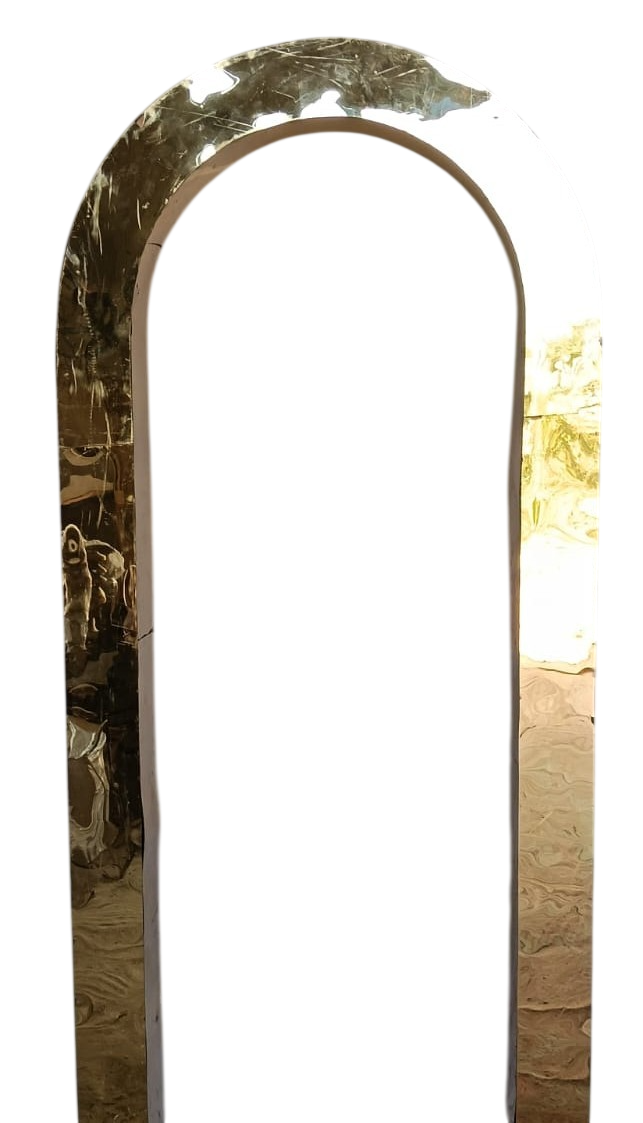 GOLD ACRYLIC U SHAPE ARCH 