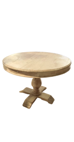 WOODEN ROUND TABLE 