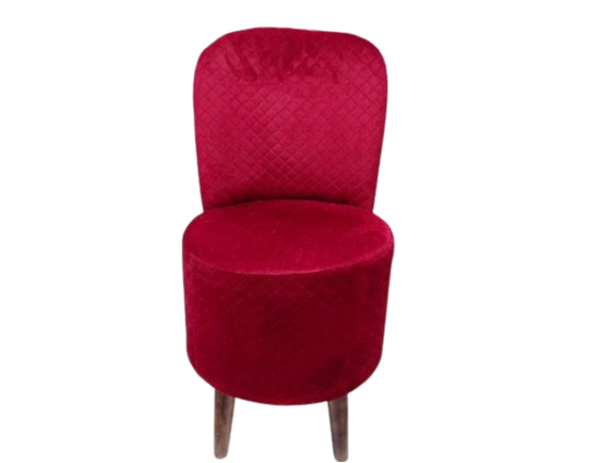 DARK PINK VELVETY VANITY CHAIR