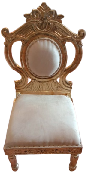 CARVED MEDALION LOWER CHAIR