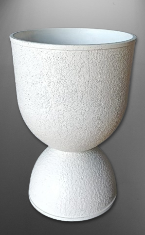 MODERN HOURGLASS PEDESTAL PLANTER