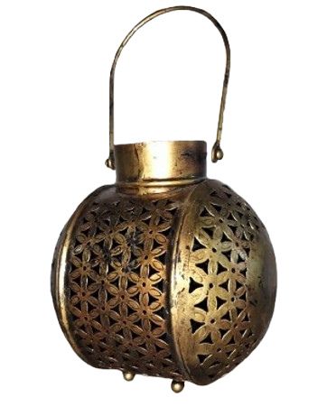 GOLDEN BRASS T-LIGHT HOLDER