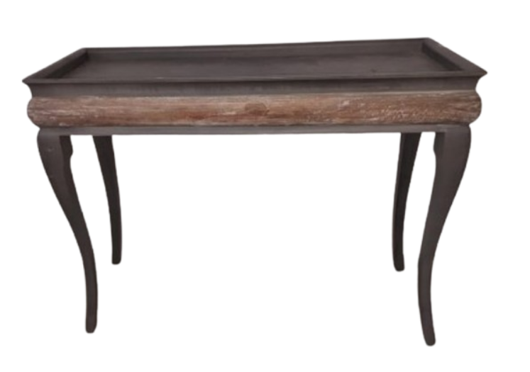 TRAY-TOP CABRIOLE CONSOLE TABLE 
