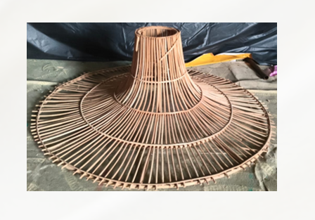 CONICAL HANGING LAMP SHADE
