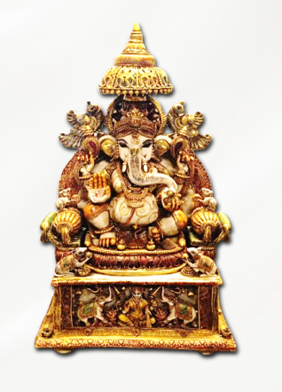 MARBLE DUST GANAPATI STATUE