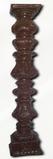 VINTAGE CARVED  PILLAR