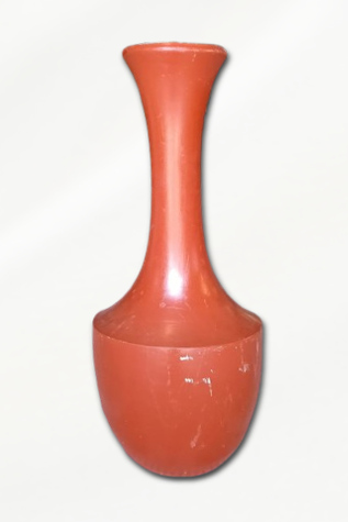 TERRACOTTA TRUMPET VASE
