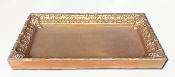 FLOWER DECORATIVE FLOOR TRAY