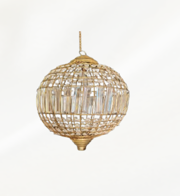 CRYSTAL GLOBE PENDANT CHANDELIER