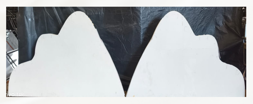 WAVE THEME SIDE PROP (set of 2)