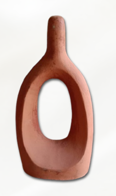 MODERN HOLLOW DONUT VASE