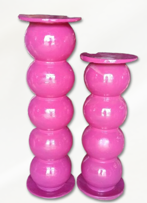 STACKED BALL SIDE PROP (CARNIVAL)SET OF 2