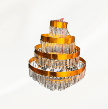 LAYERD GOLDEN CHANDELIER