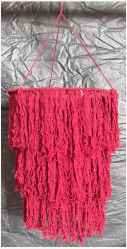 LAYERED THREAD HANGING PROP