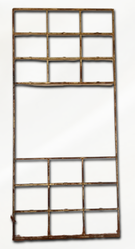 WINDOW FRAME CANDLE HOLDER