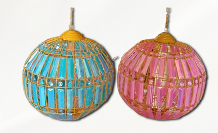 CRYSTAL BALL LIGHT PINK